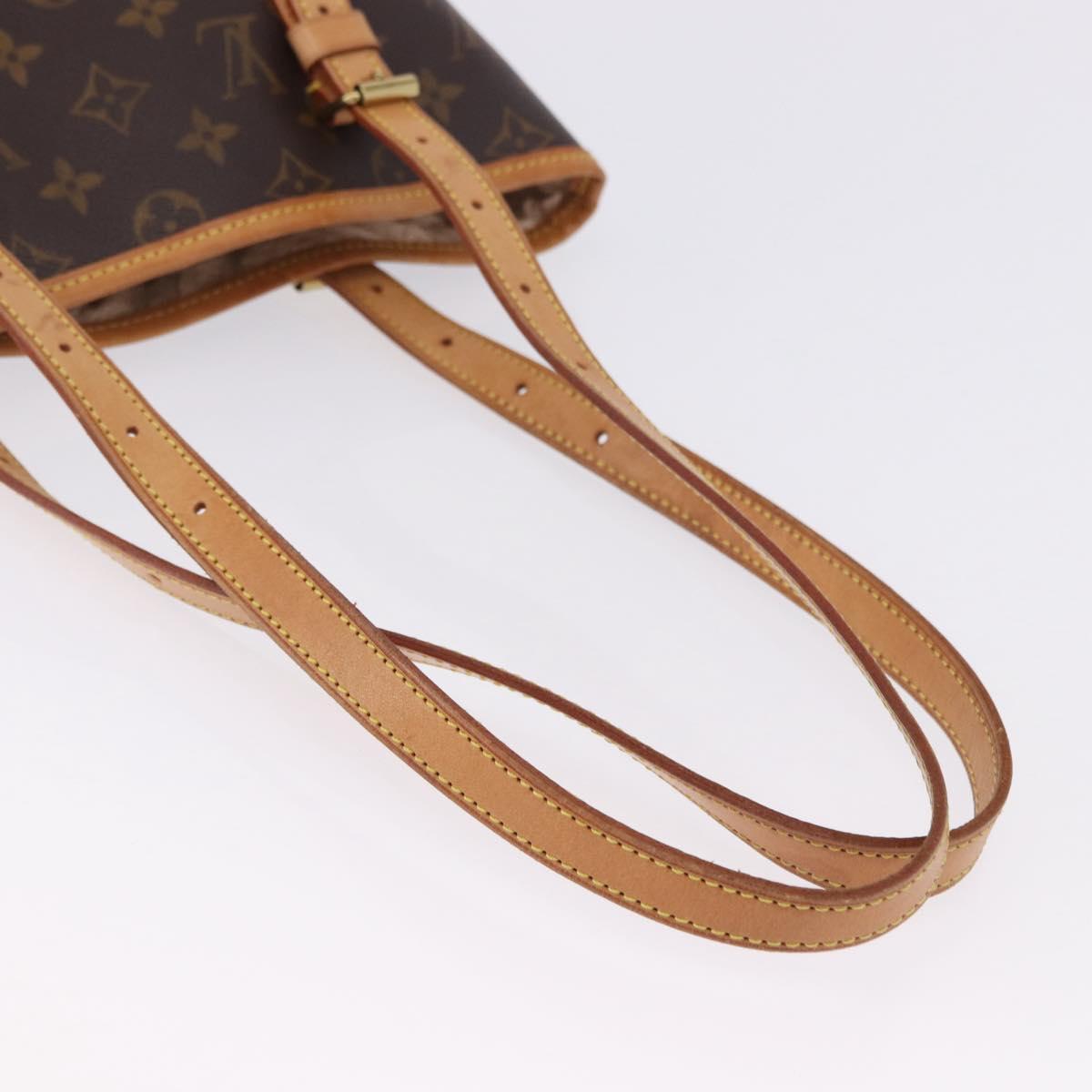 LOUIS VUITTON Monogram Bucket GM Shoulder Bag M42236 LV Auth ka5854