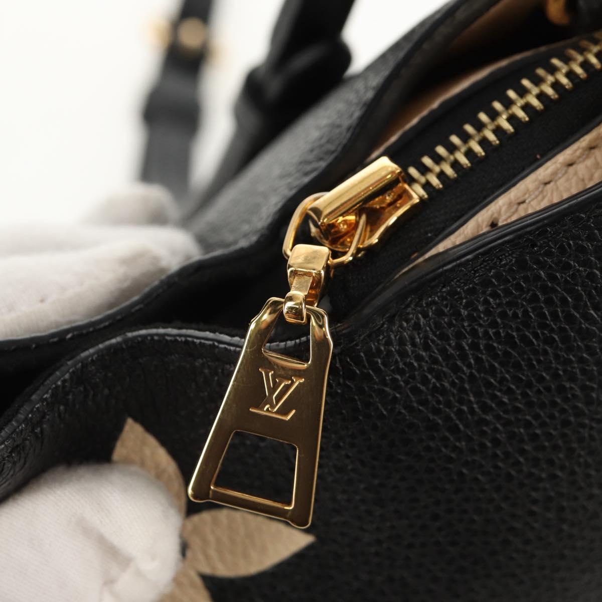 LOUIS VUITTON Empreinte Petit Palais PM Hand Bag Black M58913 LV Auth ka585M