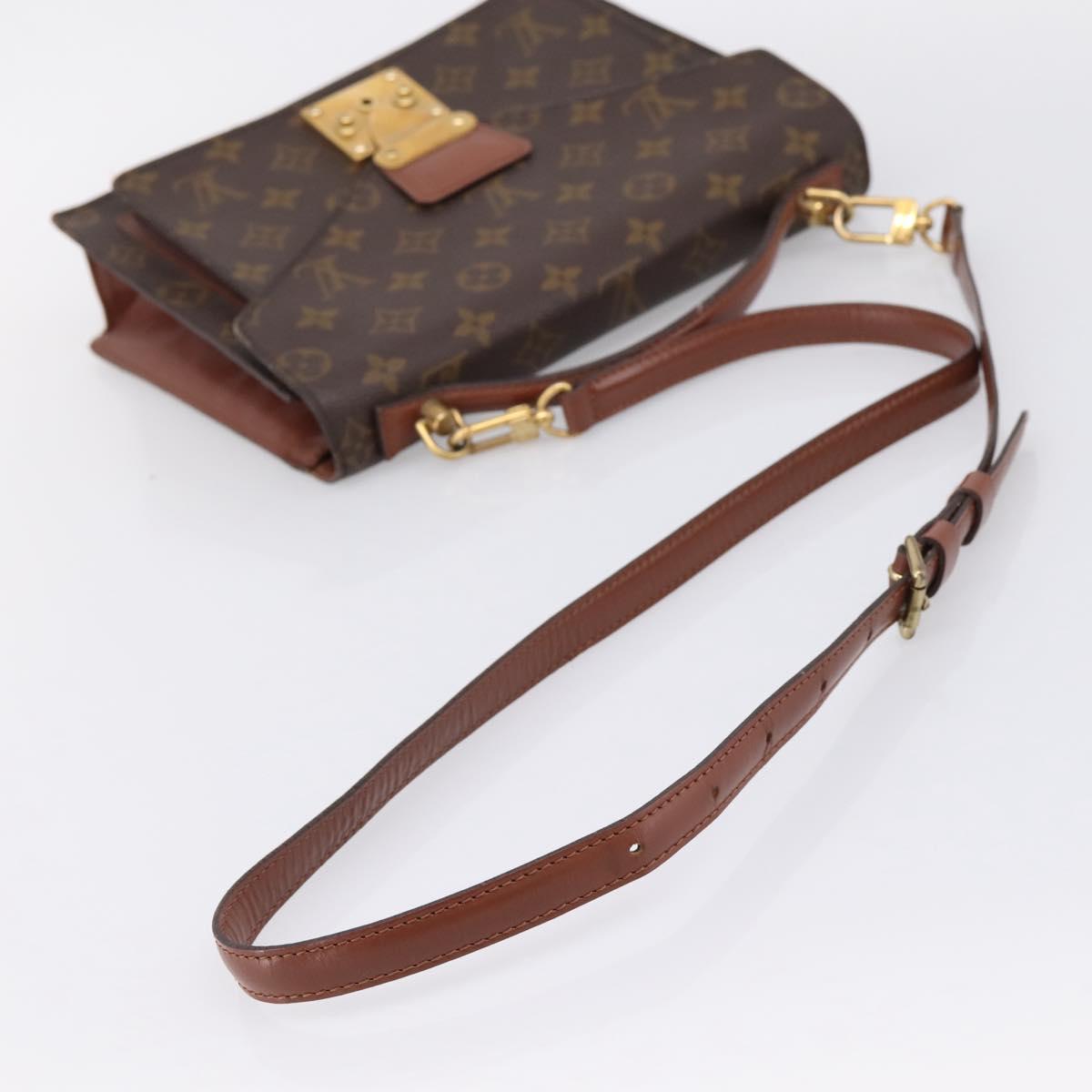 LOUIS VUITTON Monogram Monceau 26 Hand Bag 2way M51187 LV Auth ka5863