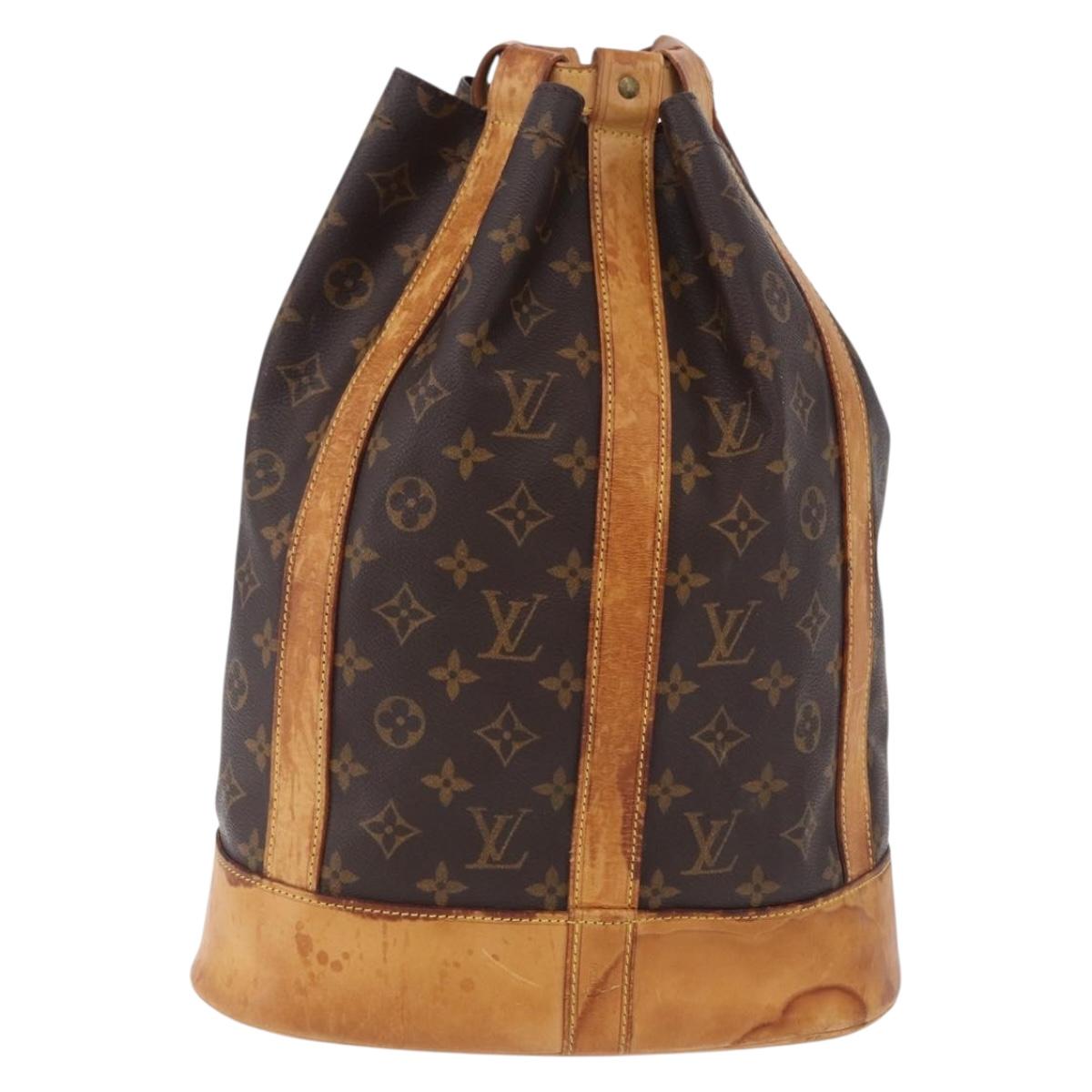 LOUIS VUITTON Monogram Randonnee PM Shoulder Bag M42243 LV Auth ka5880