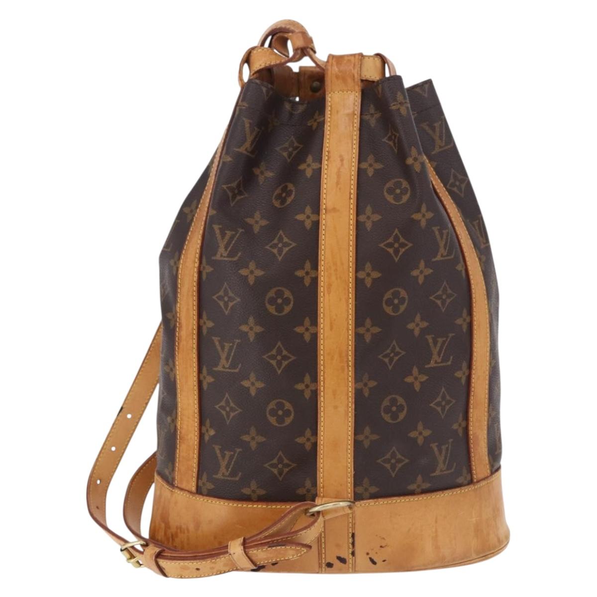 LOUIS VUITTON Monogram Randonnee PM Shoulder Bag M42243 LV Auth ka5880