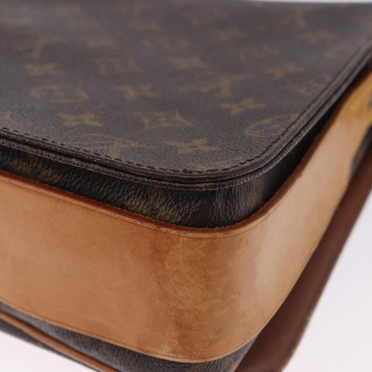 LOUIS VUITTON Monogram Cartouchiere GM Shoulder Bag M51252 LV Auth ka5882