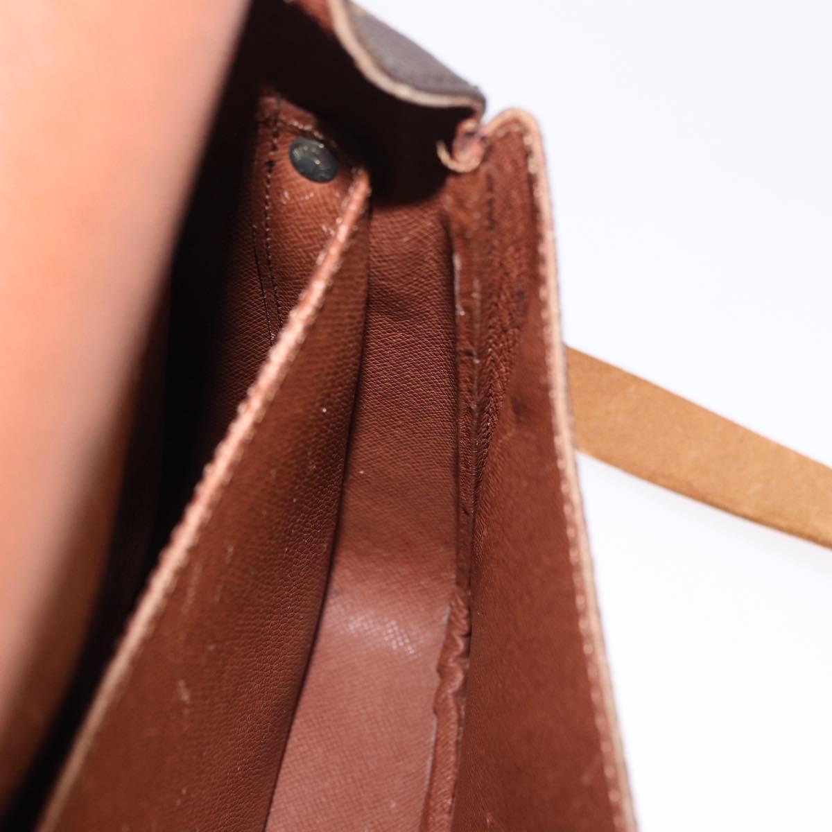 LOUIS VUITTON Monogram Cartouchiere GM Shoulder Bag M51252 LV Auth ka5882
