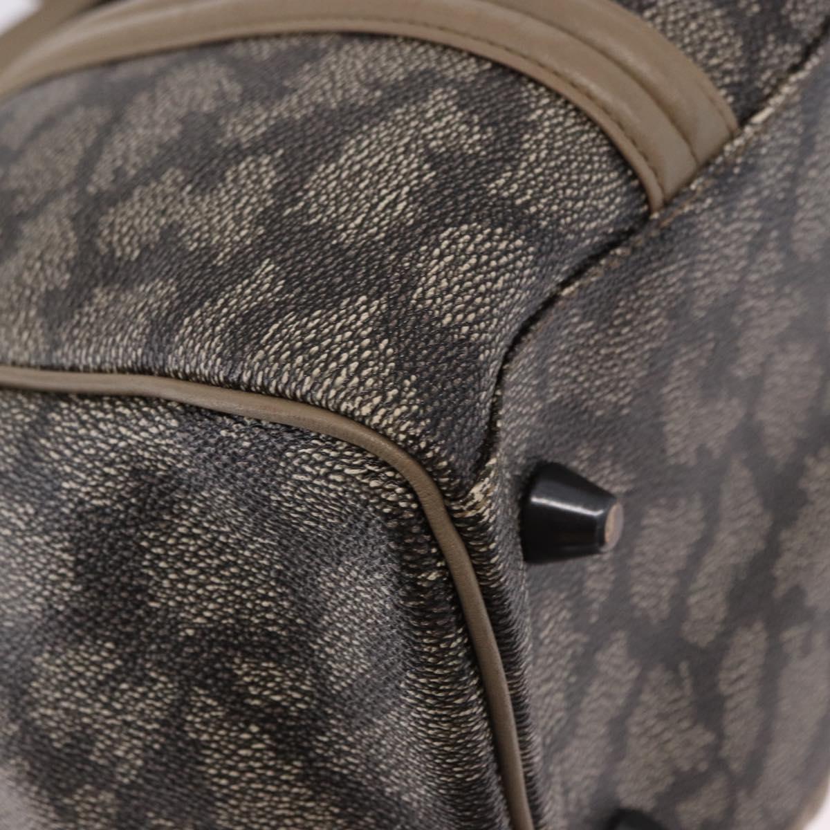 SAINT LAURENT Hand Bag Leather PVC Beige Auth ka5883
