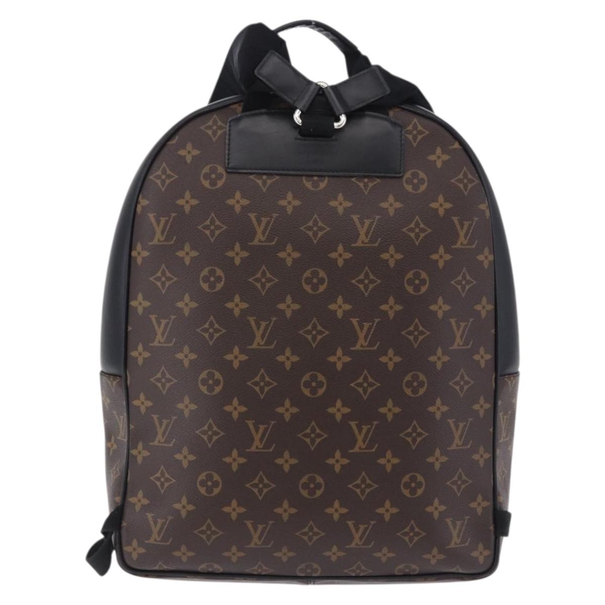 LOUIS VUITTON Monogram Macassar Josh Backpack M41530 LV Auth ka5895V