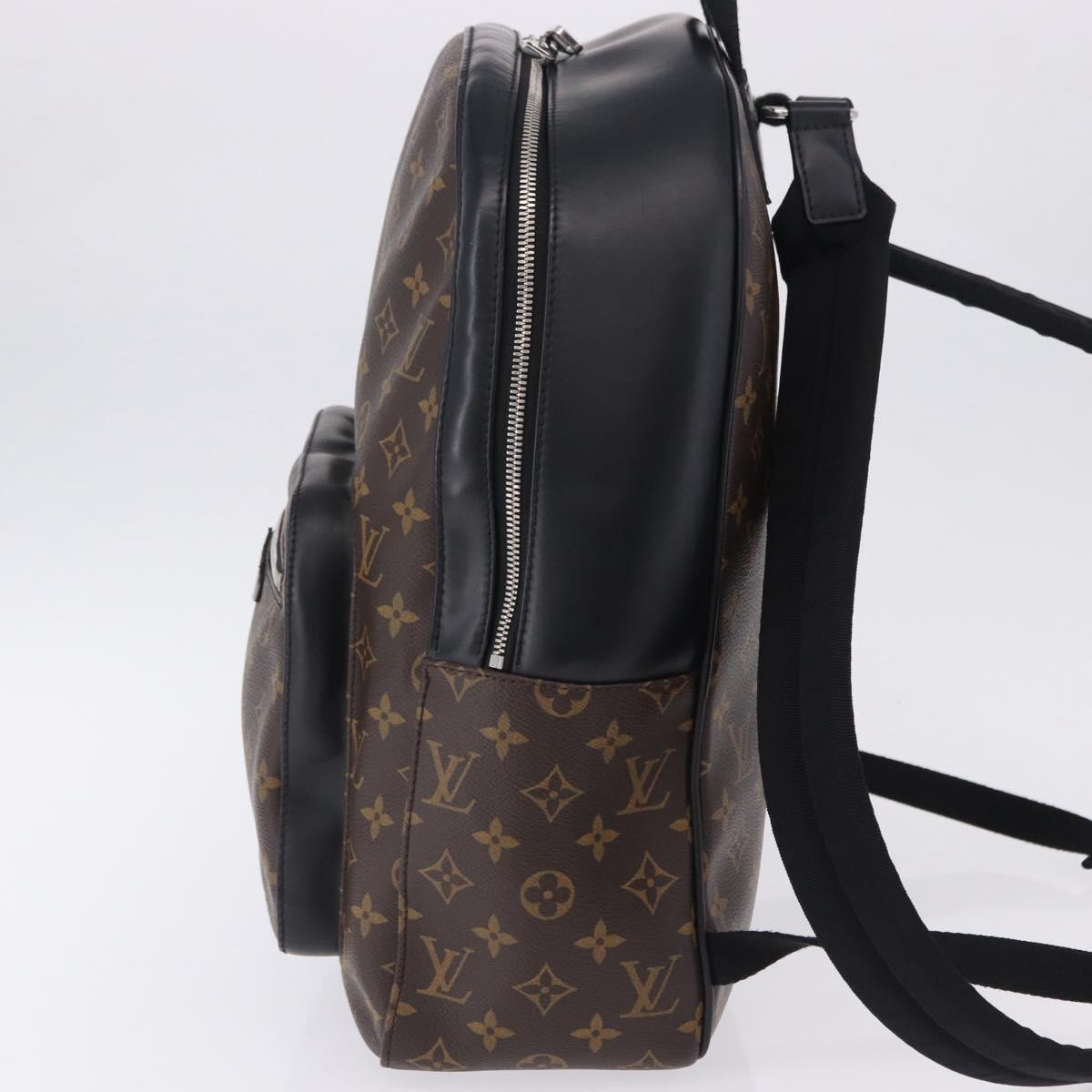 LOUIS VUITTON Monogram Macassar Josh Backpack M41530 LV Auth ka5895V