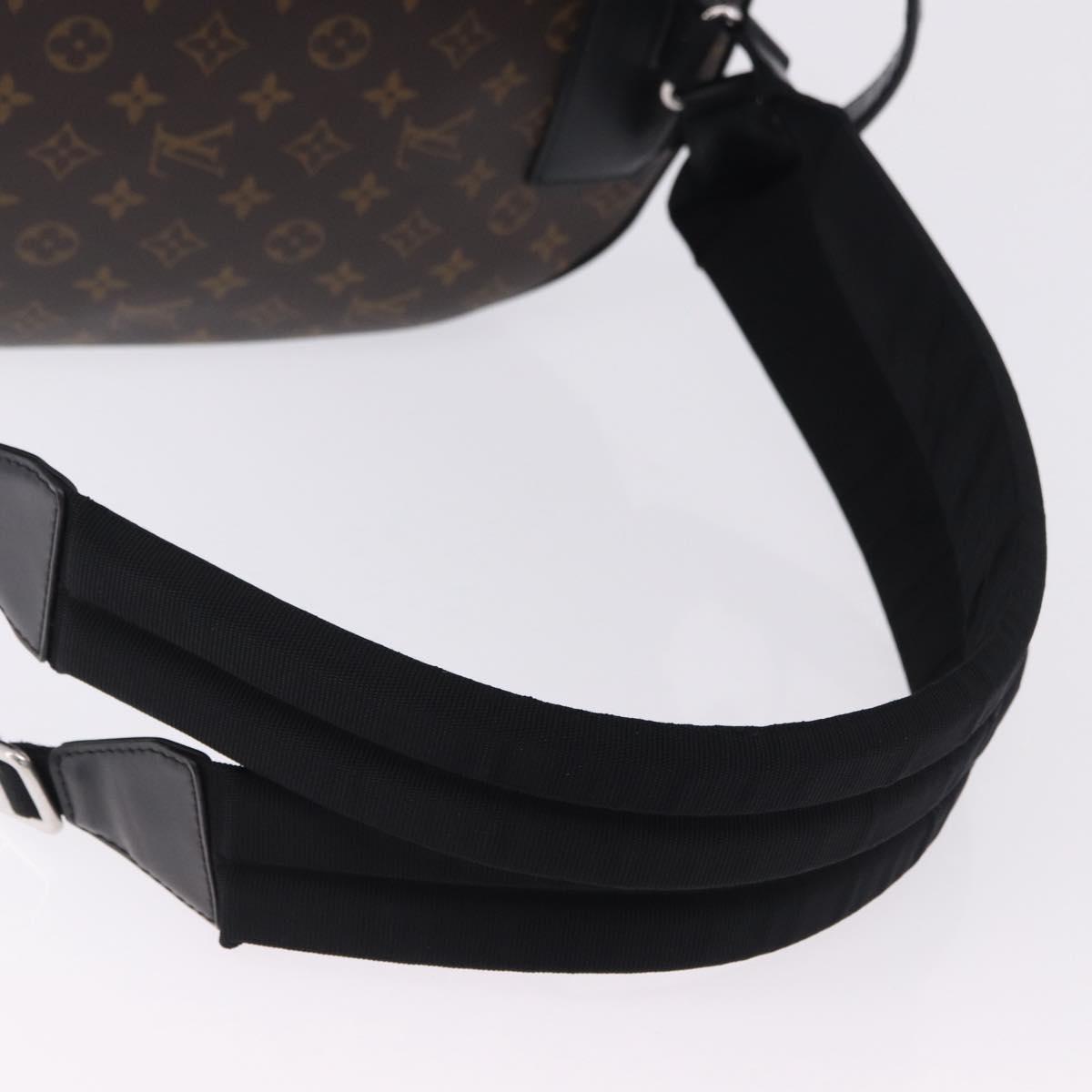 LOUIS VUITTON Monogram Macassar Josh Backpack M41530 LV Auth ka5895V