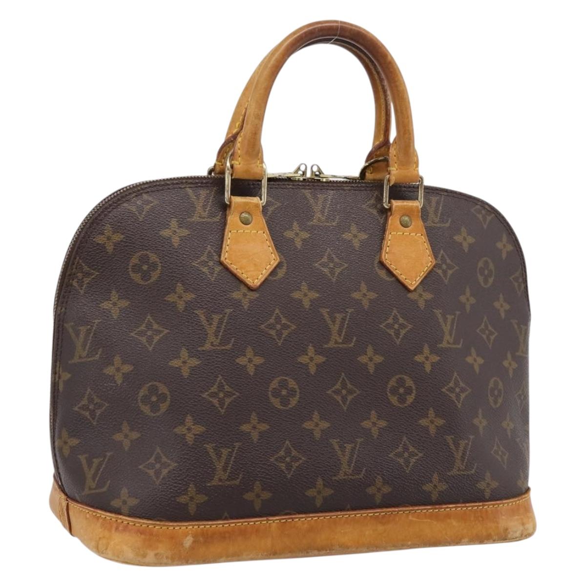 LOUIS VUITTON Monogram Alma Hand Bag M51130 LV Auth ka5896