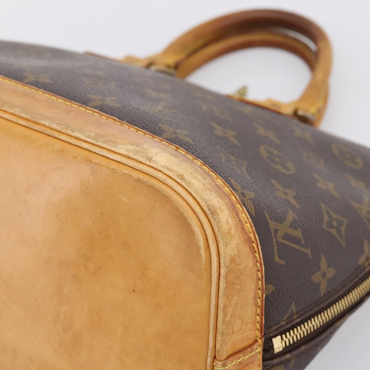 LOUIS VUITTON Monogram Alma Hand Bag M51130 LV Auth ka5896