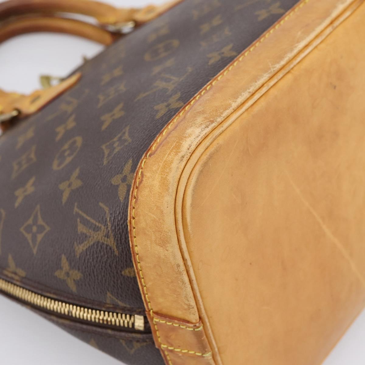 LOUIS VUITTON Monogram Alma Hand Bag M51130 LV Auth ka5896