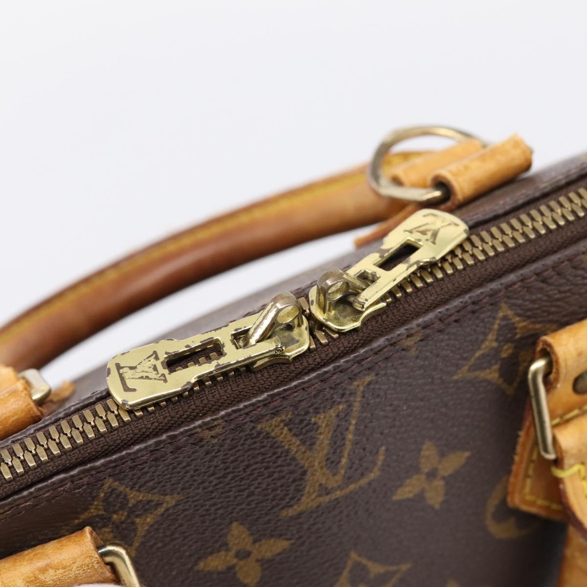 LOUIS VUITTON Monogram Alma Hand Bag M51130 LV Auth ka5896