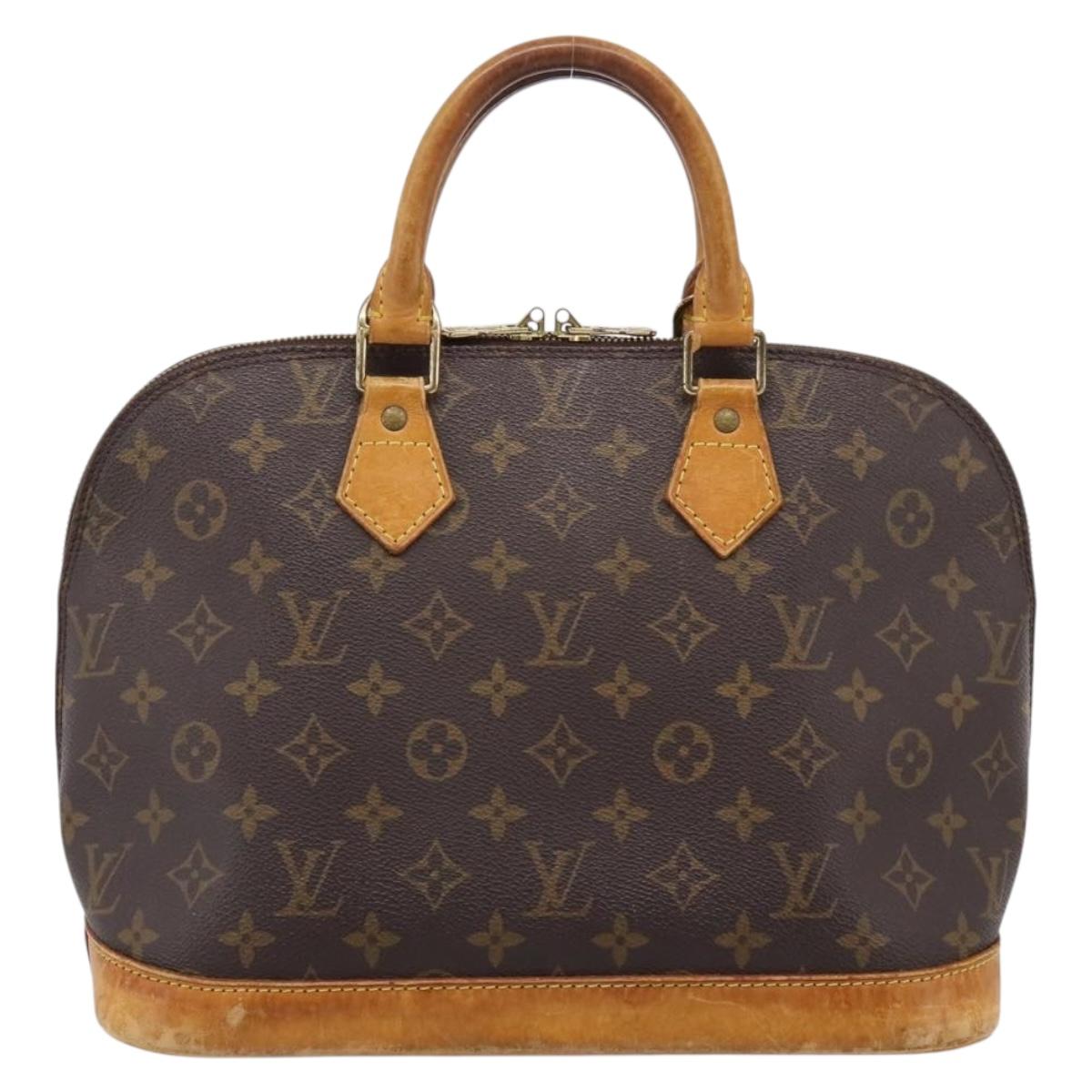 LOUIS VUITTON Monogram Alma Hand Bag M51130 LV Auth ka5896