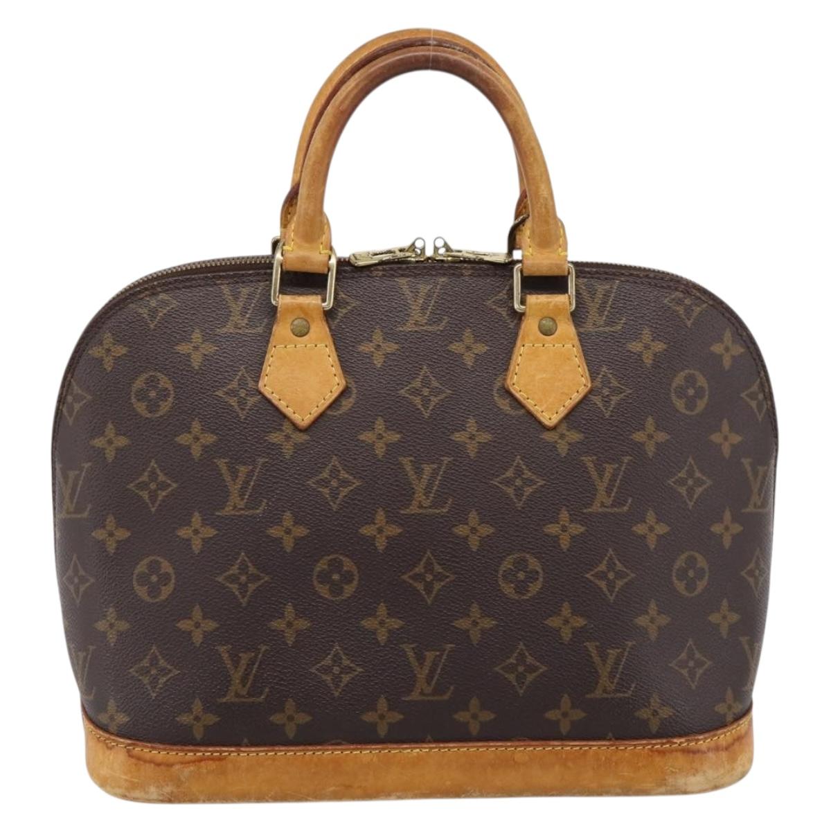 LOUIS VUITTON Monogram Alma Hand Bag M51130 LV Auth ka5896