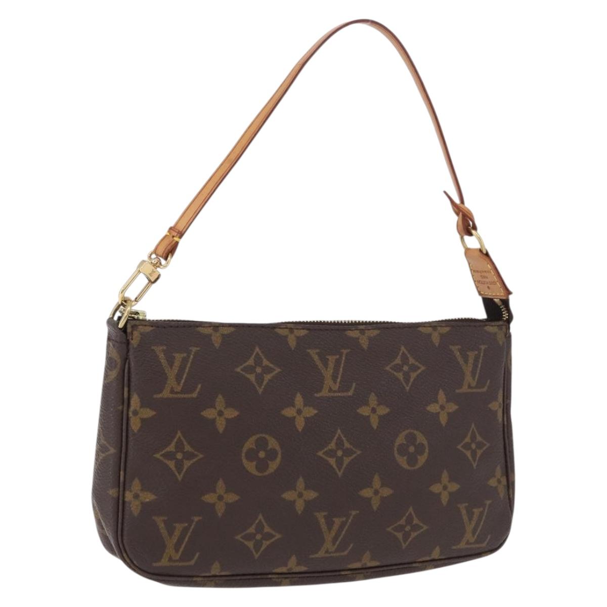 LOUIS VUITTON Monogram Pochette Accessoires Pouch M51980 LV Auth ka5901A