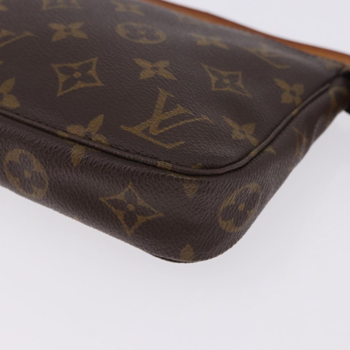 LOUIS VUITTON Monogram Pochette Accessoires Pouch M51980 LV Auth ka5901A