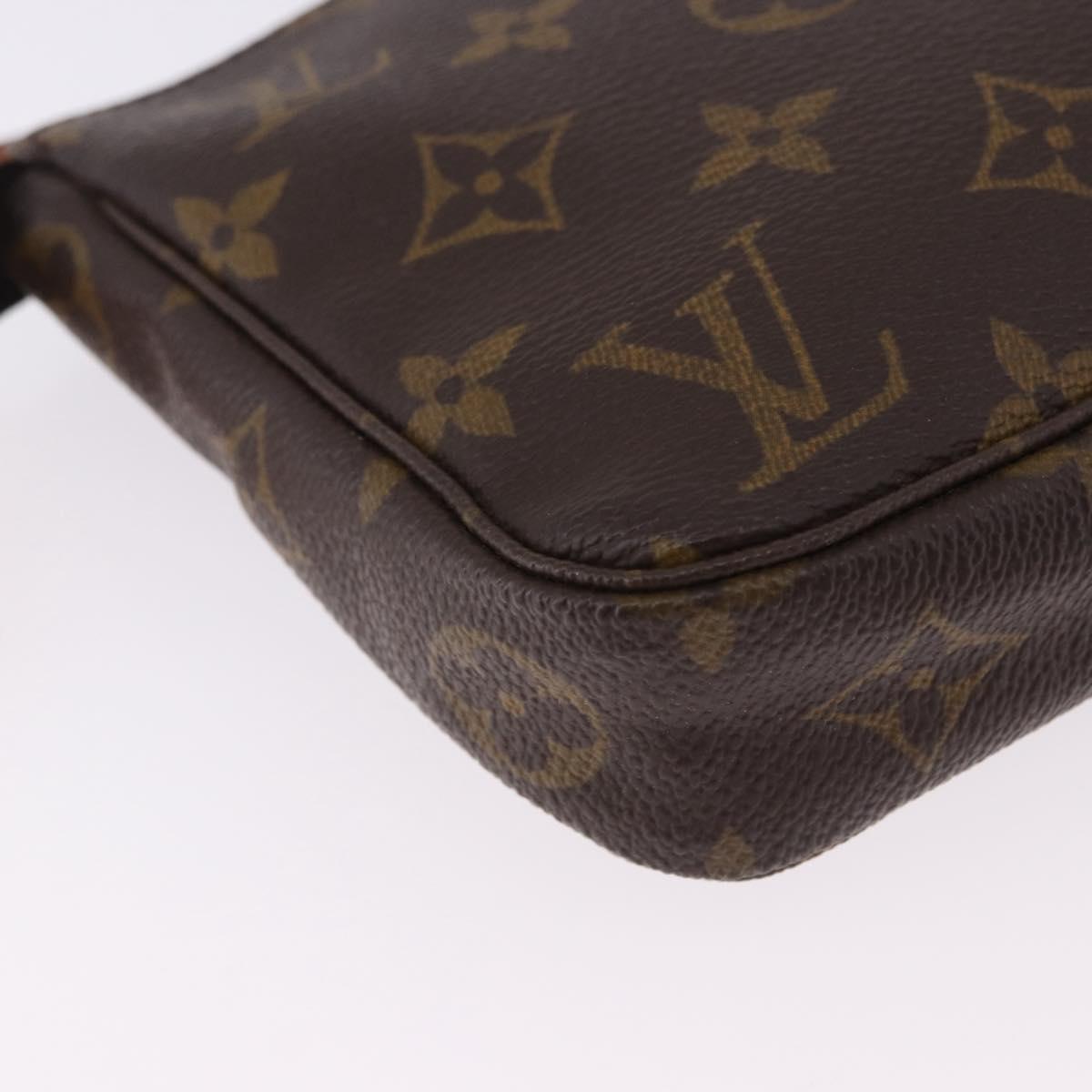LOUIS VUITTON Monogram Pochette Accessoires Pouch M51980 LV Auth ka5901A
