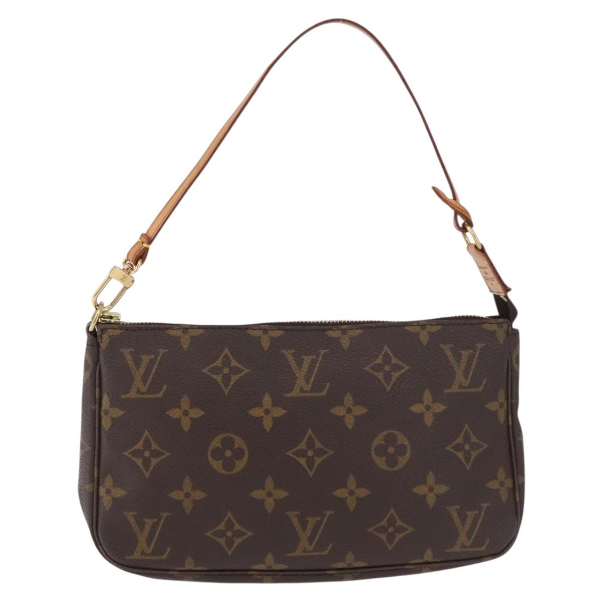 LOUIS VUITTON Monogram Pochette Accessoires Pouch M51980 LV Auth ka5901A