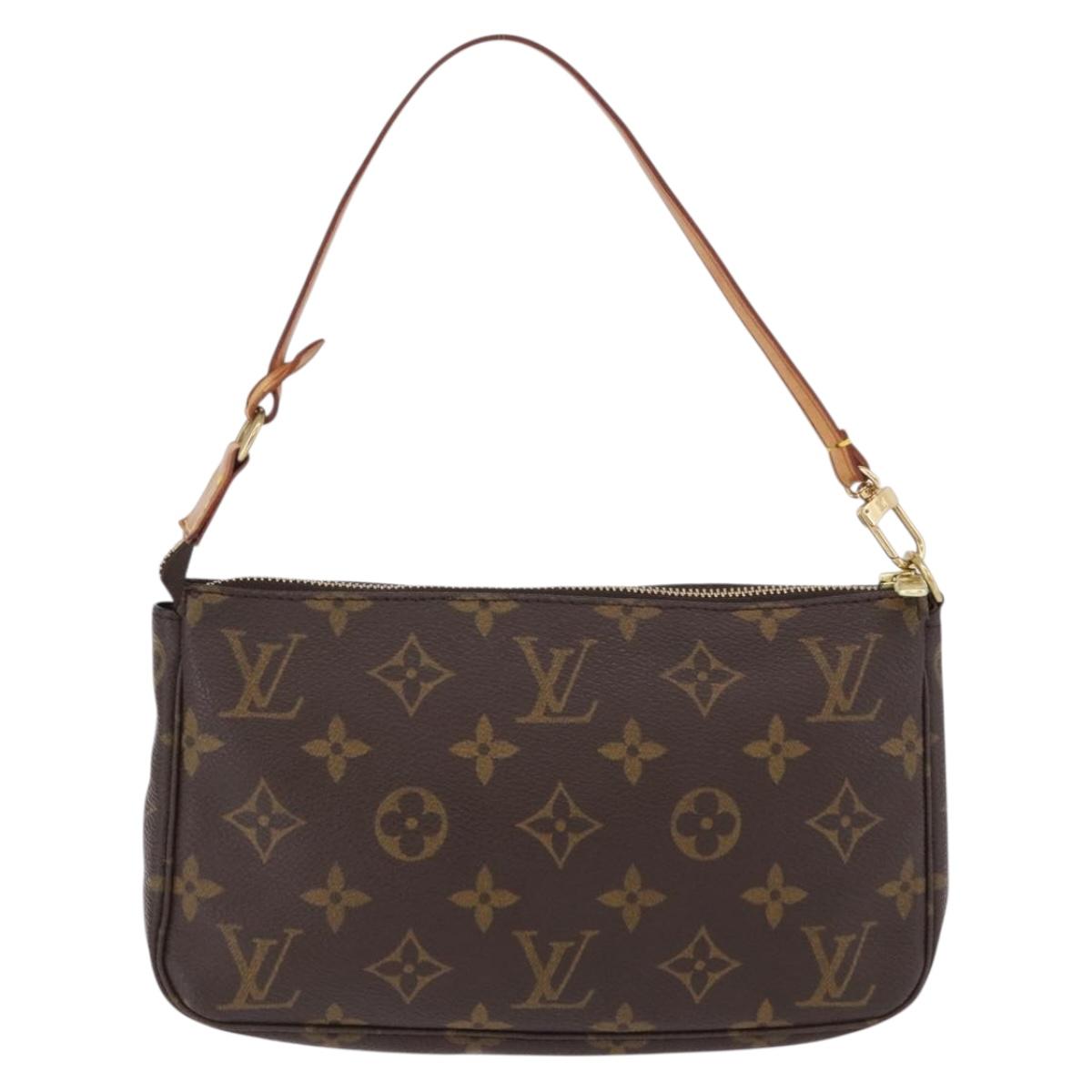 LOUIS VUITTON Monogram Pochette Accessoires Pouch M51980 LV Auth ka5901A