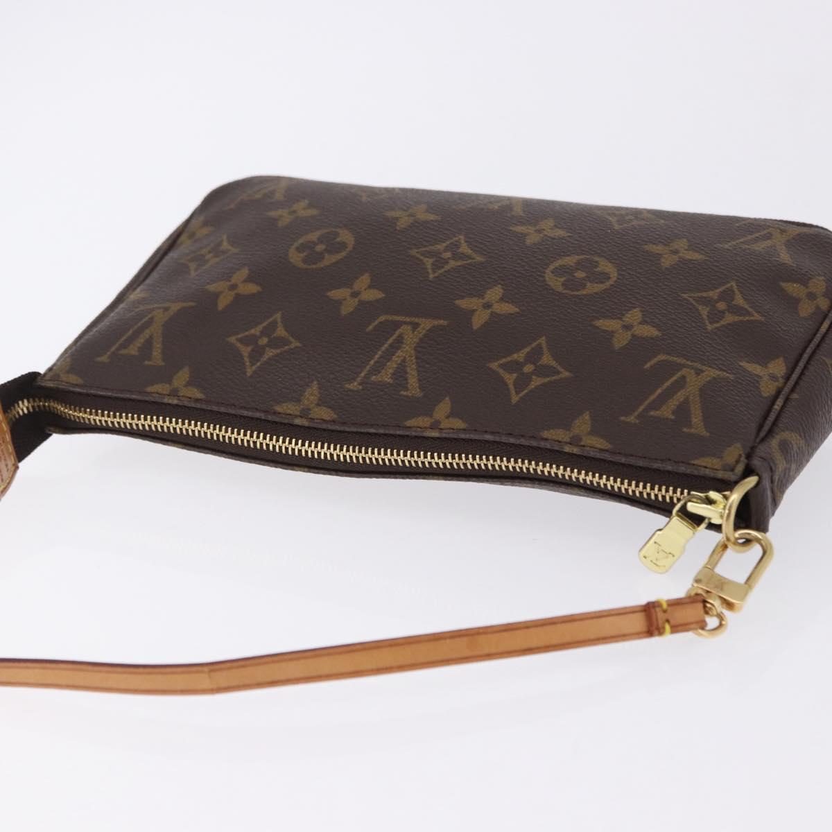 LOUIS VUITTON Monogram Pochette Accessoires Pouch M51980 LV Auth ka5901A