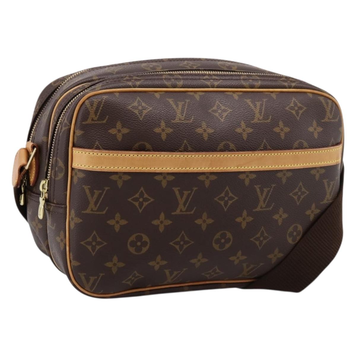 LOUIS VUITTON Monogram Reporter PM Shoulder Bag M45254 LV Auth ka5902A