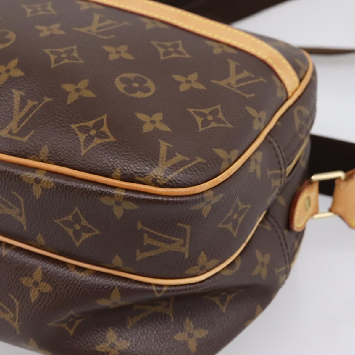 LOUIS VUITTON Monogram Reporter PM Shoulder Bag M45254 LV Auth ka5902A