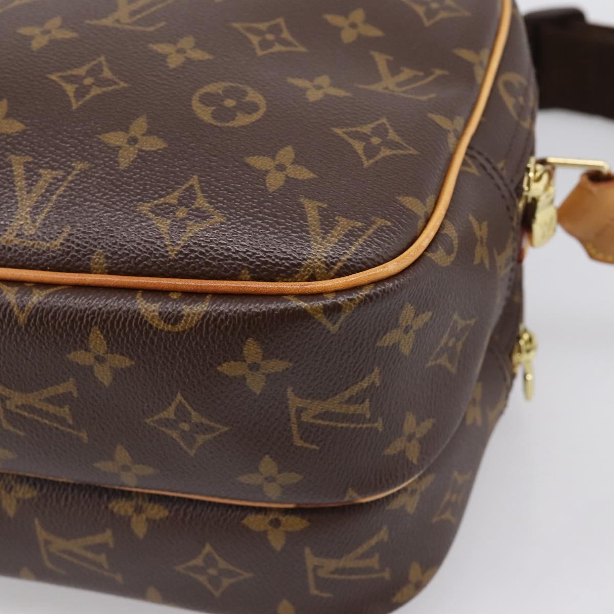 LOUIS VUITTON Monogram Reporter PM Shoulder Bag M45254 LV Auth ka5902A