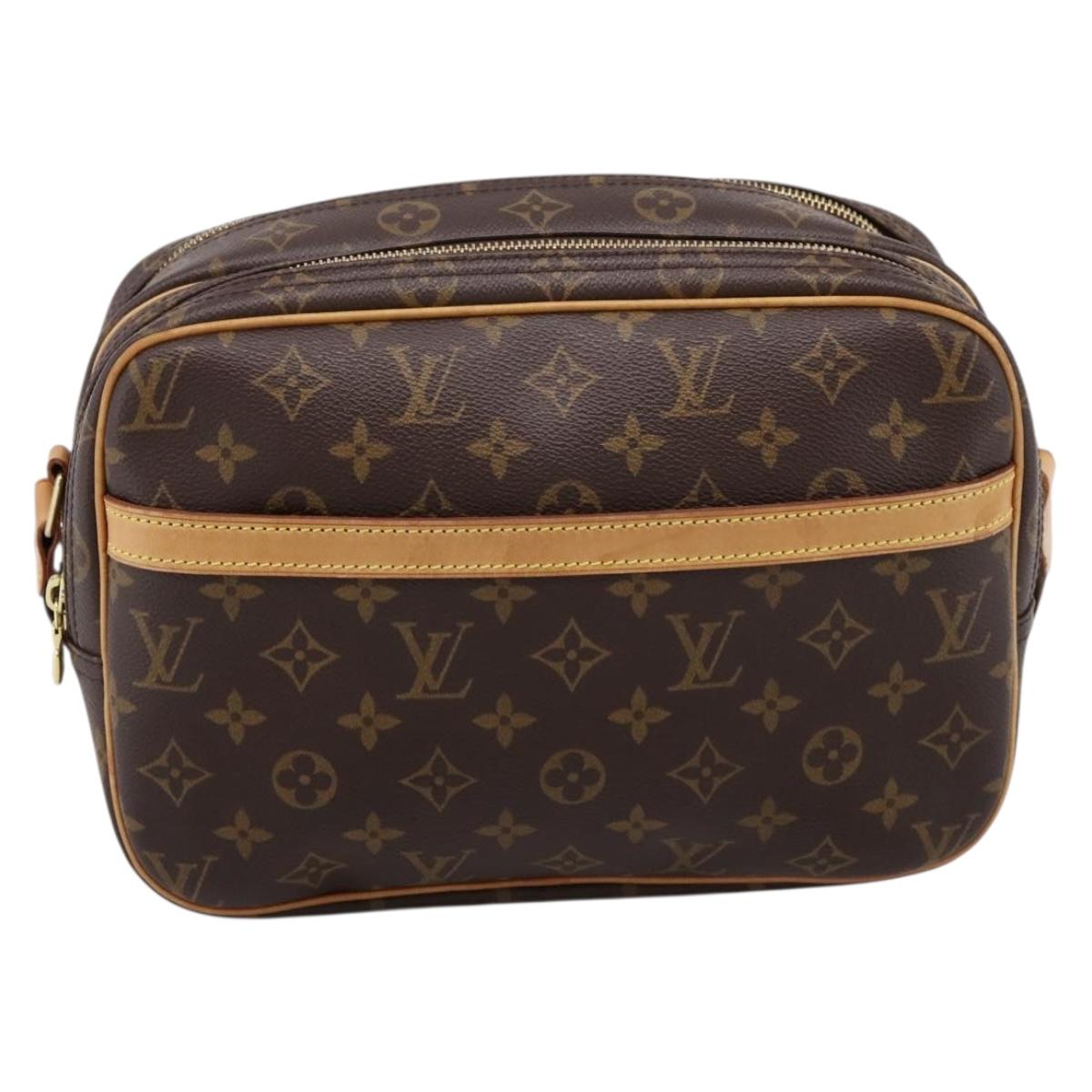 LOUIS VUITTON Monogram Reporter PM Shoulder Bag M45254 LV Auth ka5902A