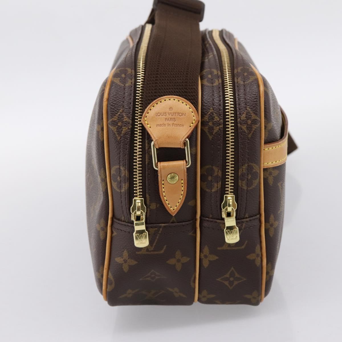 LOUIS VUITTON Monogram Reporter PM Shoulder Bag M45254 LV Auth ka5902A
