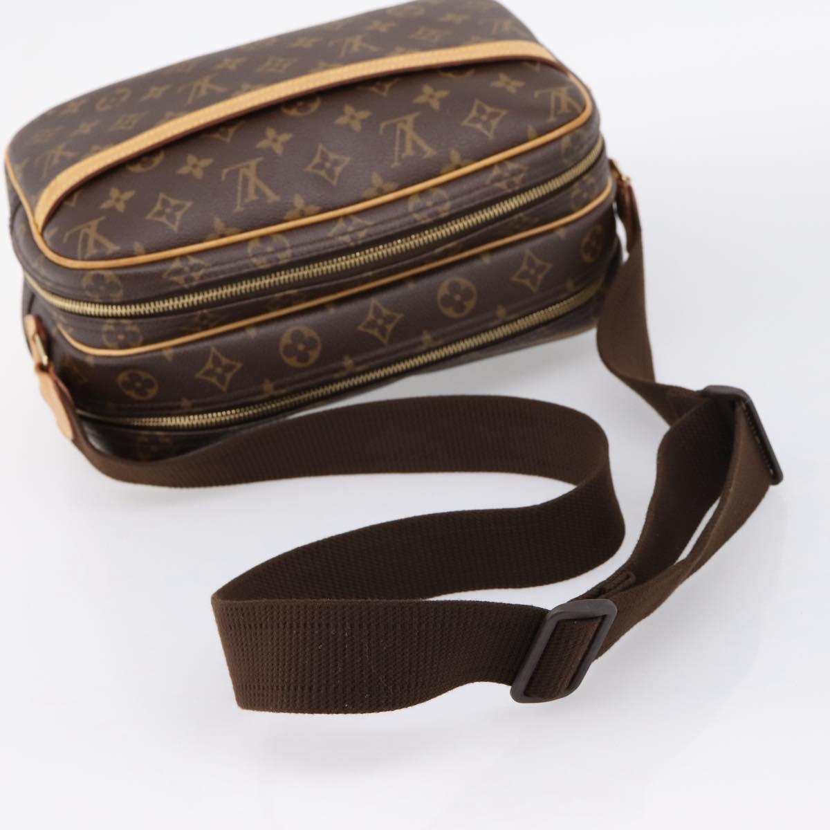LOUIS VUITTON Monogram Reporter PM Shoulder Bag M45254 LV Auth ka5902A