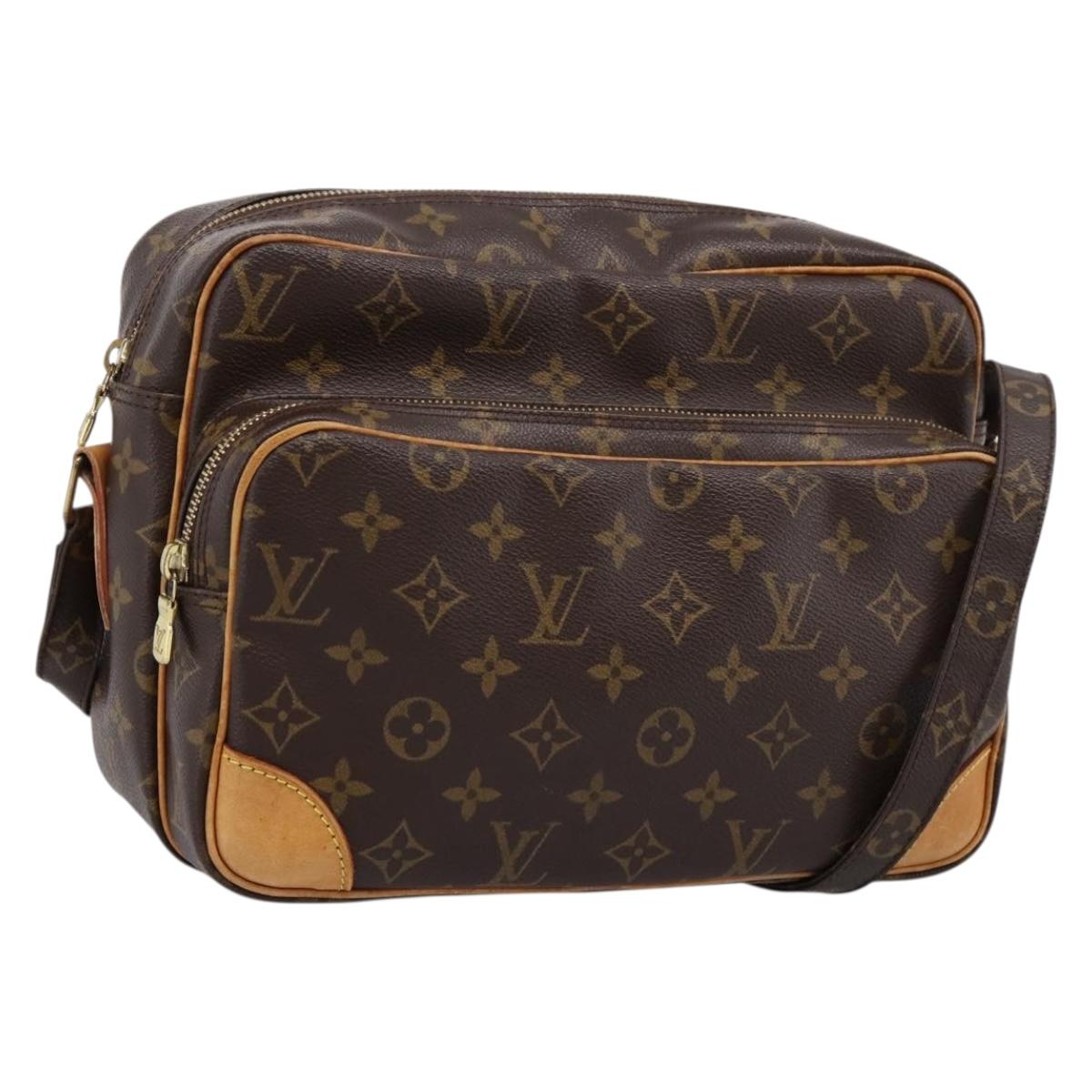LOUIS VUITTON Monogram Nile Shoulder Bag M45244 LV Auth ka5903A