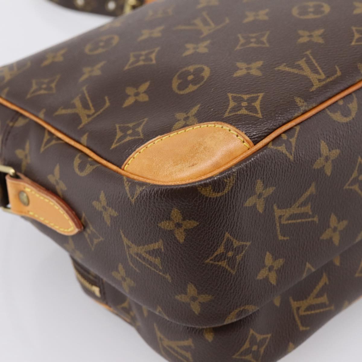 LOUIS VUITTON Monogram Nile Shoulder Bag M45244 LV Auth ka5903A