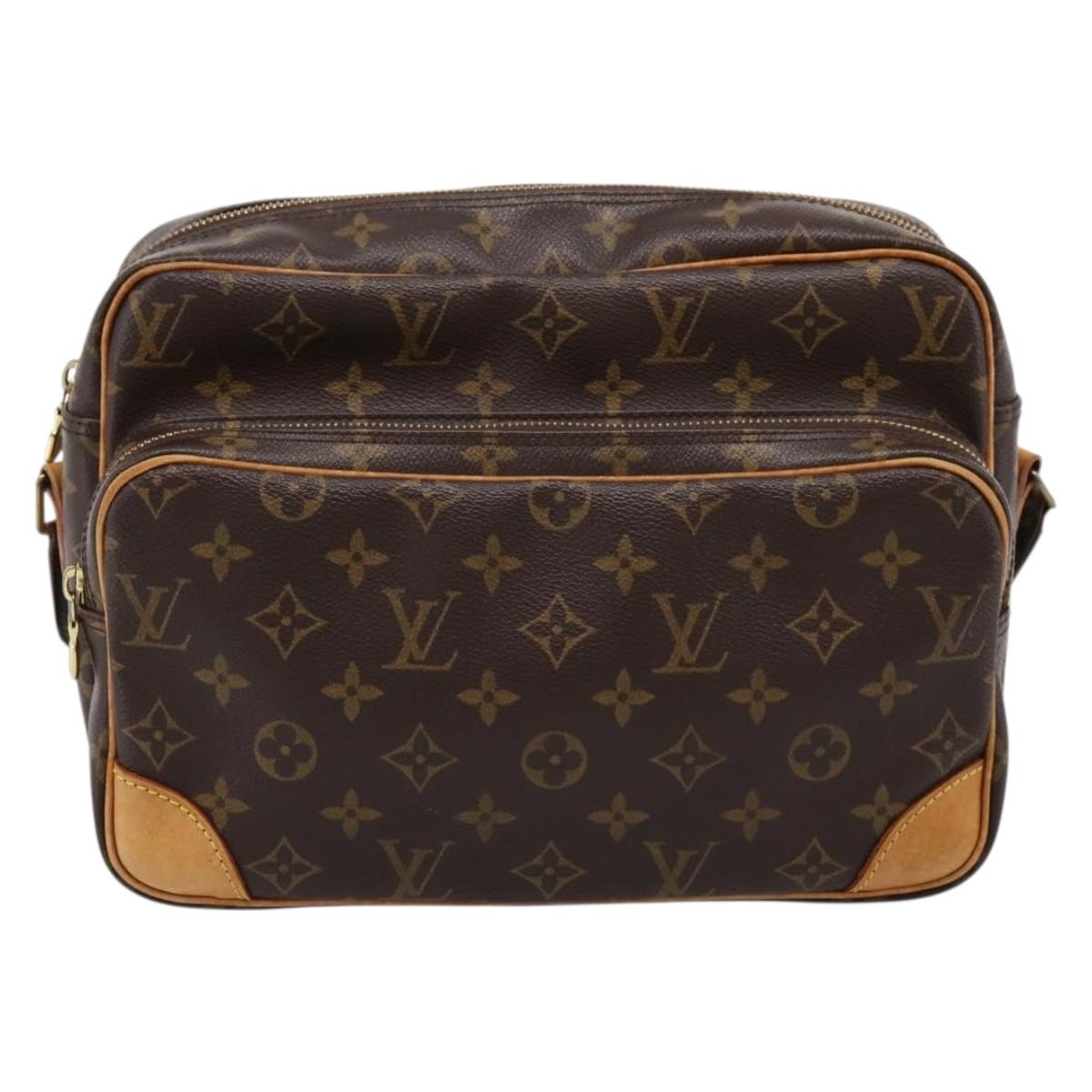 LOUIS VUITTON Monogram Nile Shoulder Bag M45244 LV Auth ka5903A