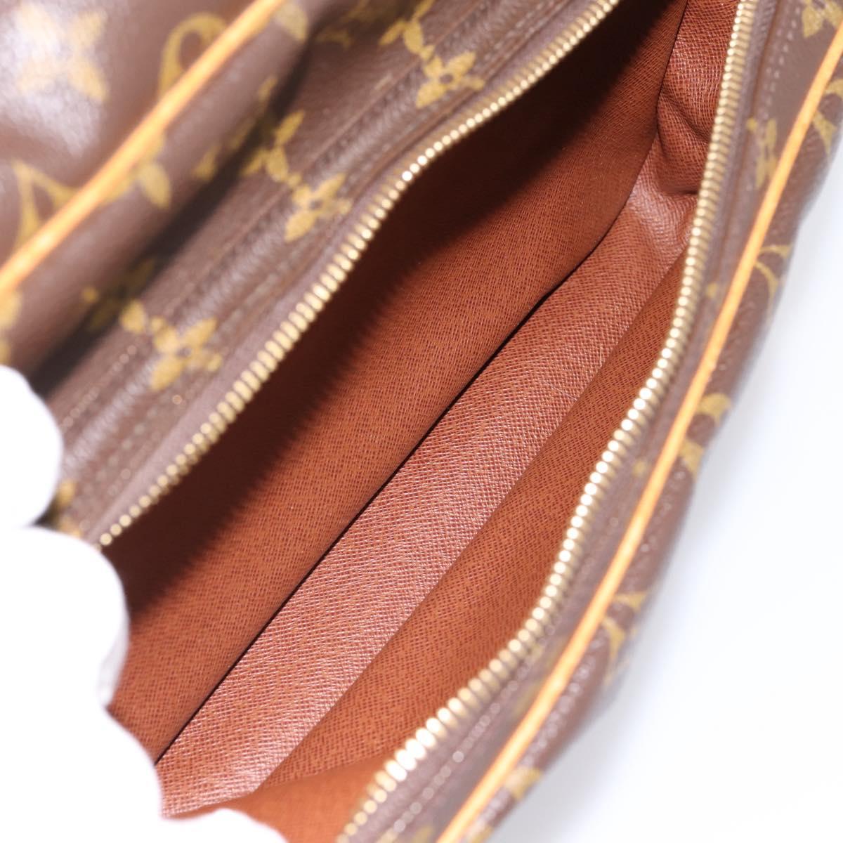 LOUIS VUITTON Monogram Nile Shoulder Bag M45244 LV Auth ka5903A