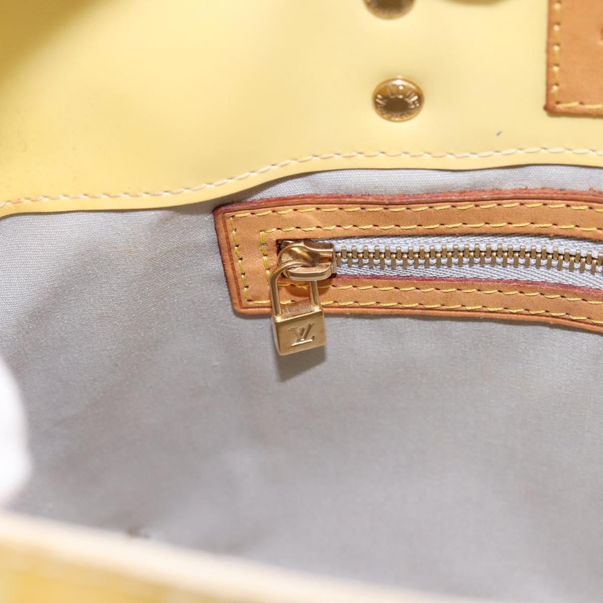 LOUIS VUITTON Monogram Vernis Reade PM Hand Bag Gris M91145 LV Auth ka5904