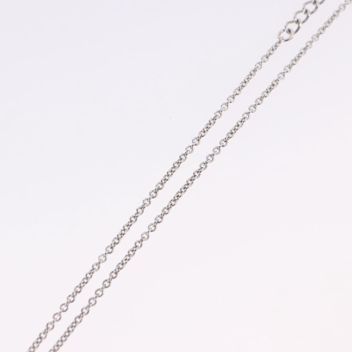 Christian Dior Necklace metal Silver Auth ka5906