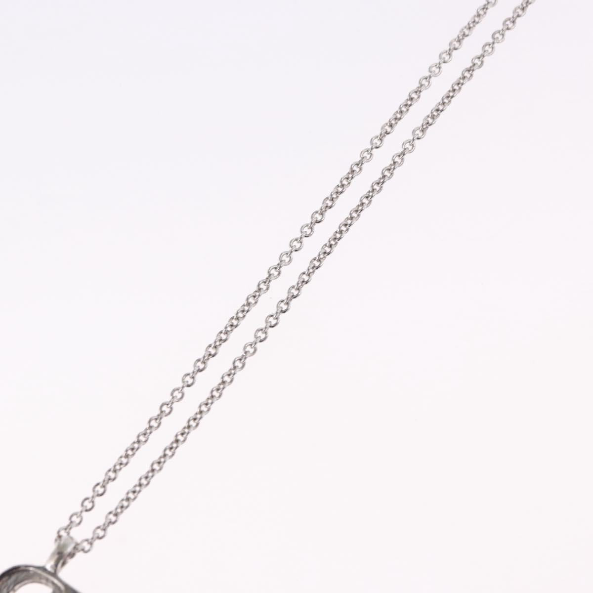 Christian Dior Necklace metal Silver Auth ka5906