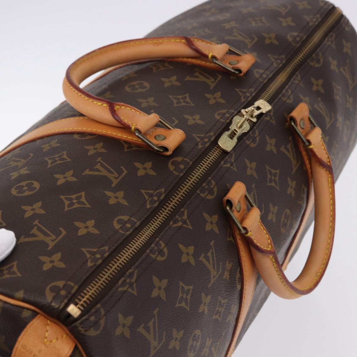 LOUIS VUITTON Monogram Keepall 50 Boston Bag M41426 LV Auth ka5916A