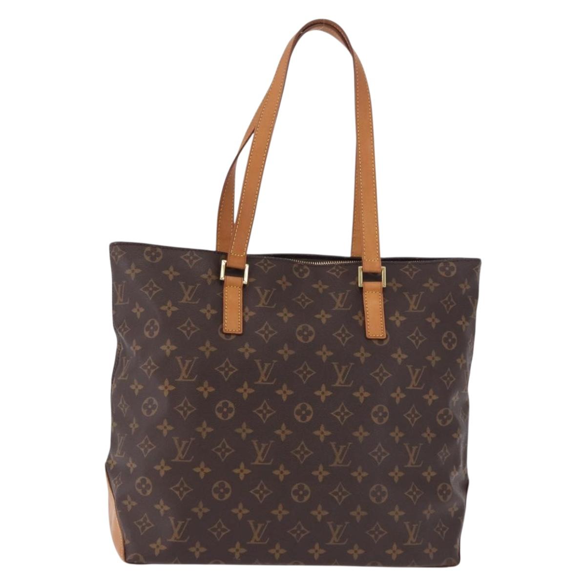 LOUIS VUITTON Monogram Cabas Mezzo Tote Bag M51151 LV Auth ka5918A