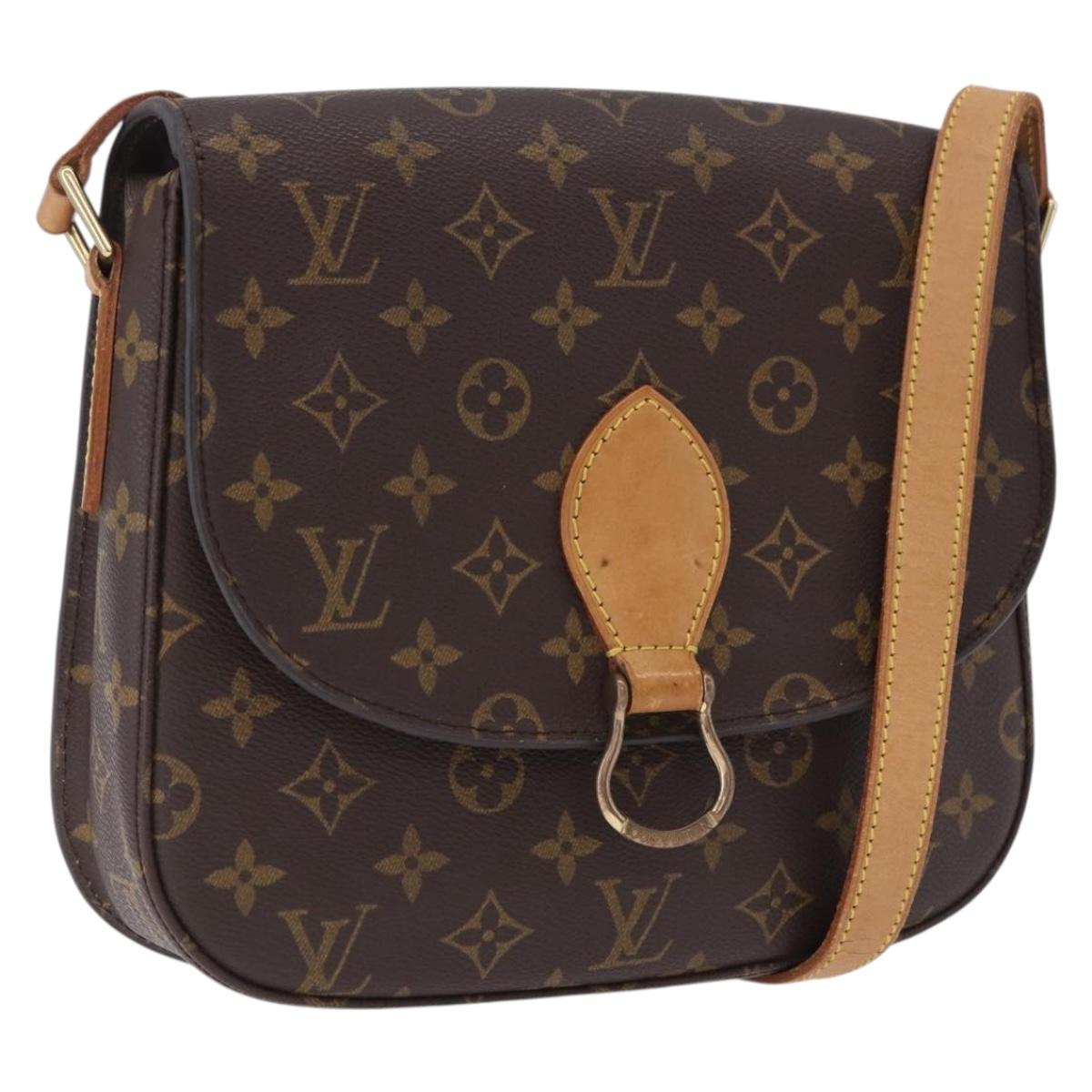 LOUIS VUITTON Monogram Saint Cloud GM Shoulder Bag M51242 LV Auth ka5930A
