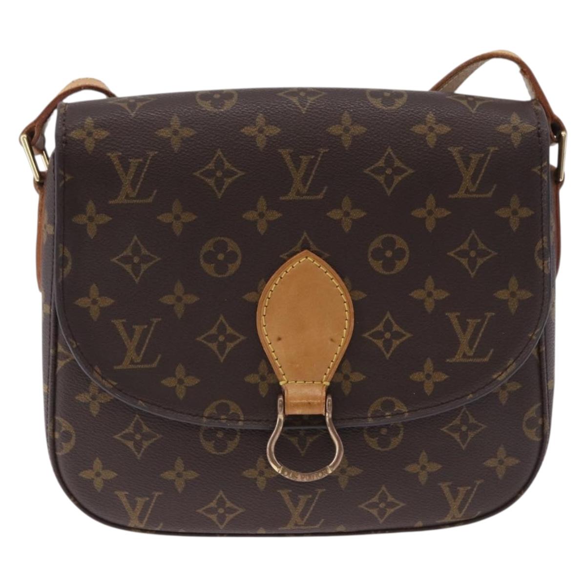 LOUIS VUITTON Monogram Saint Cloud GM Shoulder Bag M51242 LV Auth ka5930A