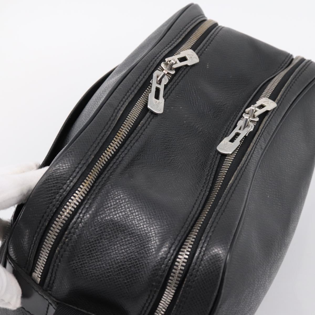 LOUIS VUITTON Taiga Reporter PM Shoulder Bag Ardoise M30152 LV Auth ka5933