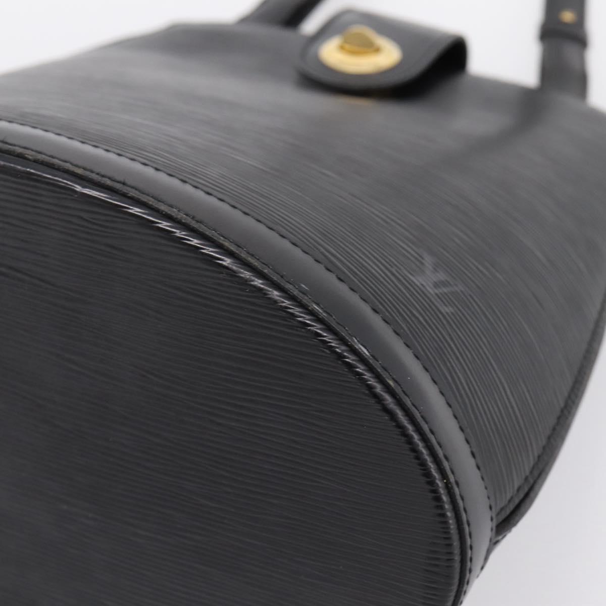 LOUIS VUITTON Epi Cluny Shoulder Bag Black M52252 LV Auth ka5937V