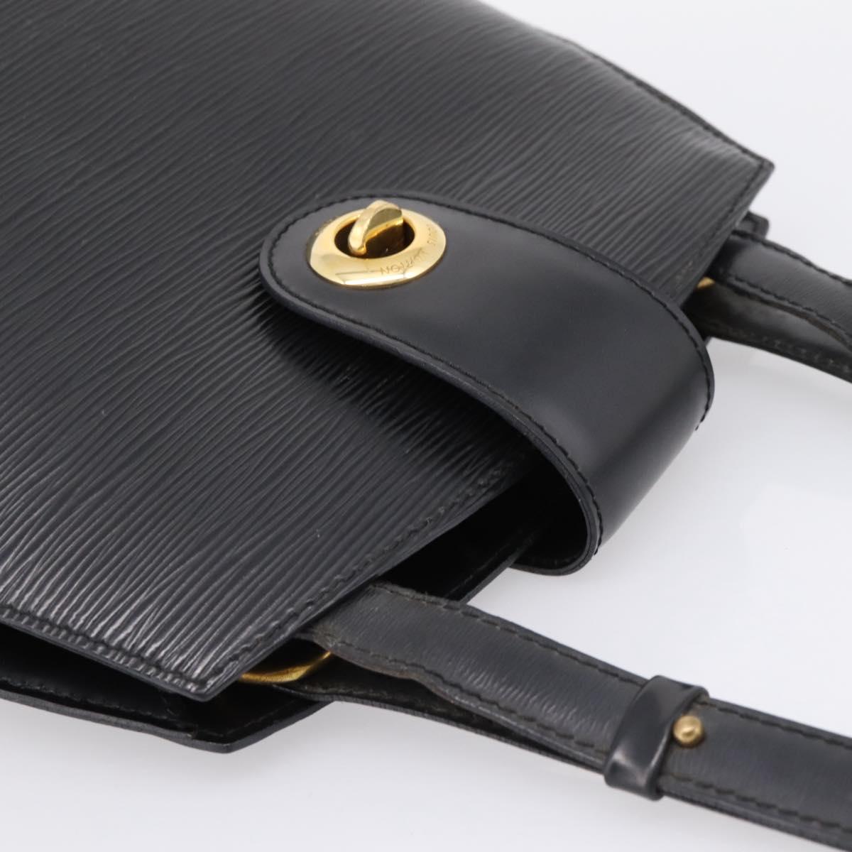 LOUIS VUITTON Epi Cluny Shoulder Bag Black M52252 LV Auth ka5937V