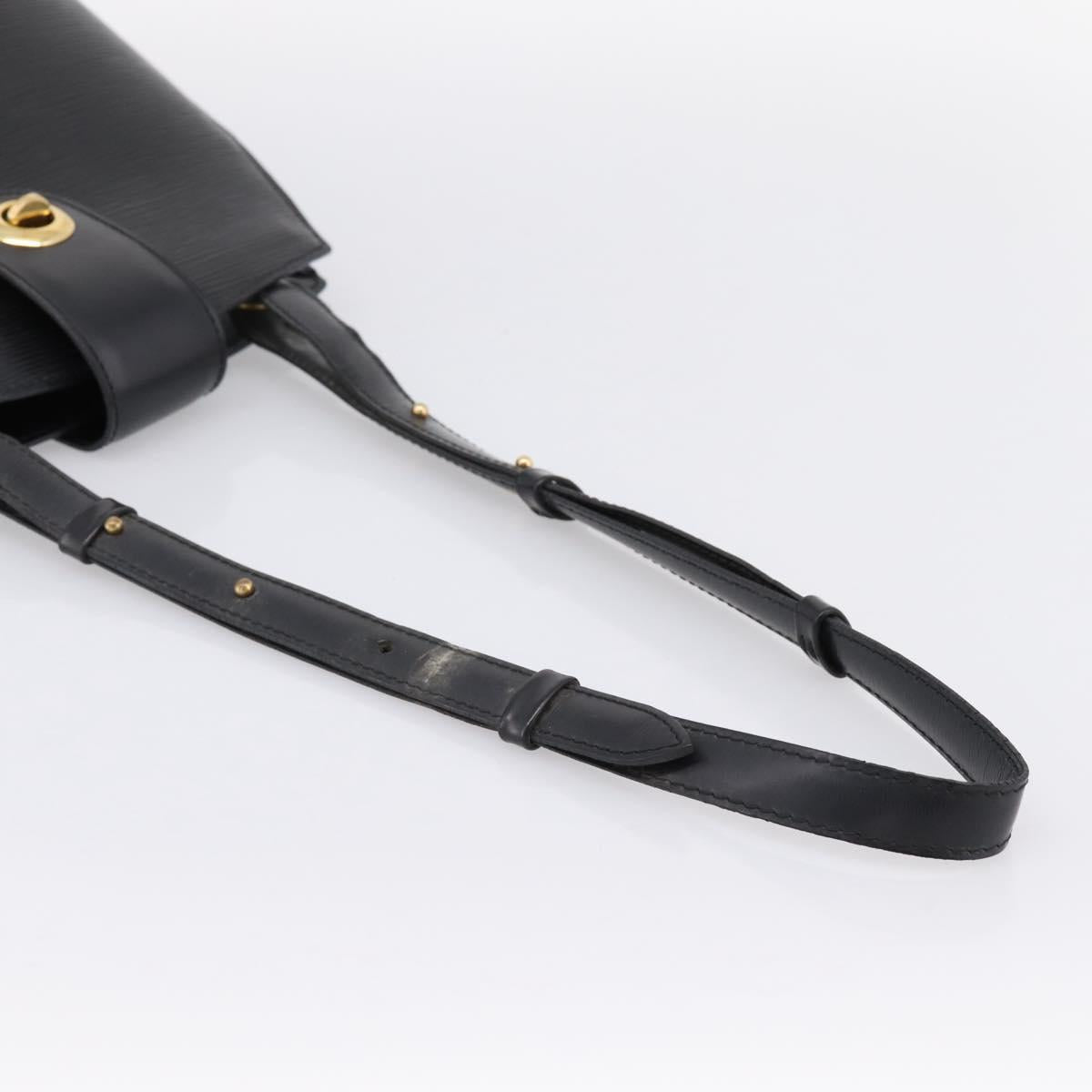 LOUIS VUITTON Epi Cluny Shoulder Bag Black M52252 LV Auth ka5937V