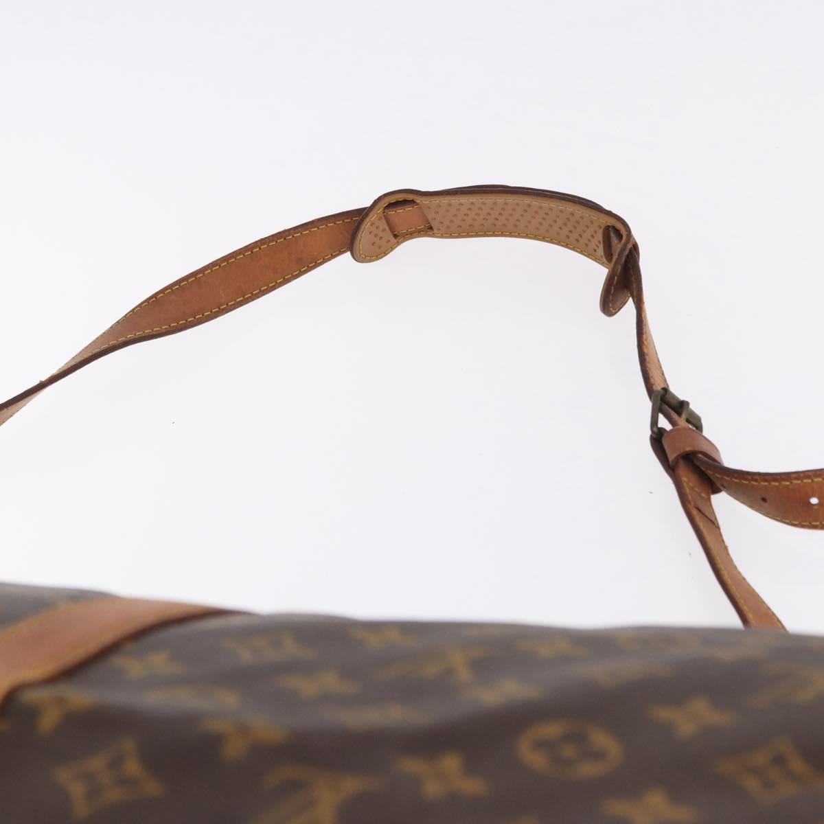 LOUIS VUITTON Monogram Keepall Bandouliere 60 Boston Bag M41412 LV Auth ka5940