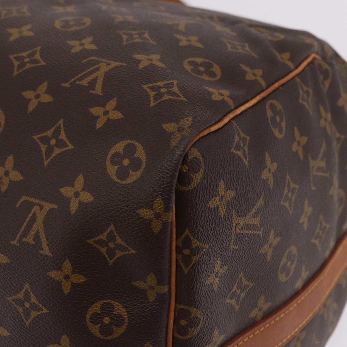 LOUIS VUITTON Monogram Keepall Bandouliere 60 Boston Bag M41412 LV Auth ka5940