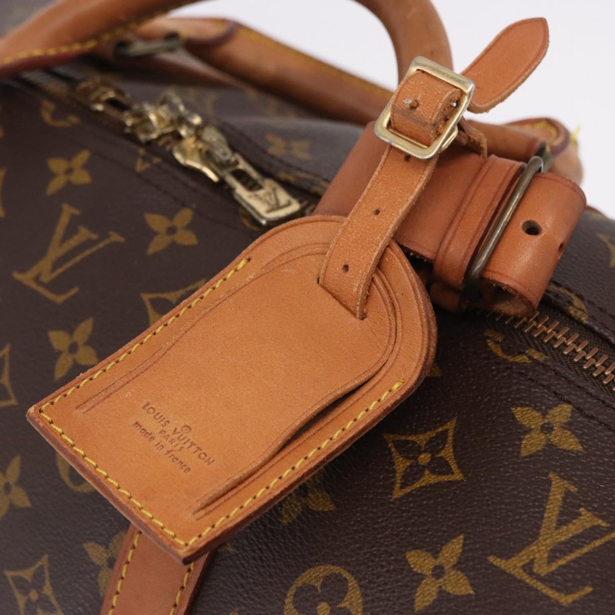 LOUIS VUITTON Monogram Keepall Bandouliere 60 Boston Bag M41412 LV Auth ka5940