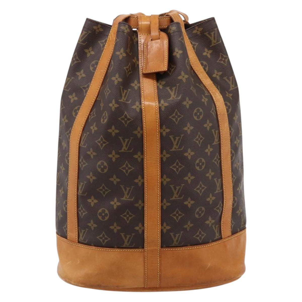 LOUIS VUITTON Monogram Randonnee GM Shoulder Bag M42244 LV Auth ka5941