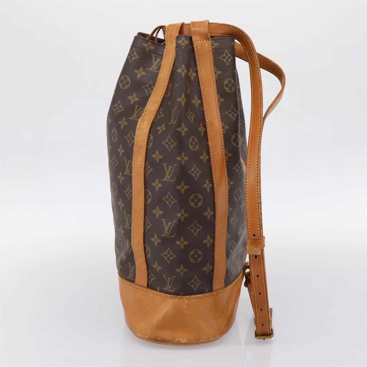 LOUIS VUITTON Monogram Randonnee GM Shoulder Bag M42244 LV Auth ka5941
