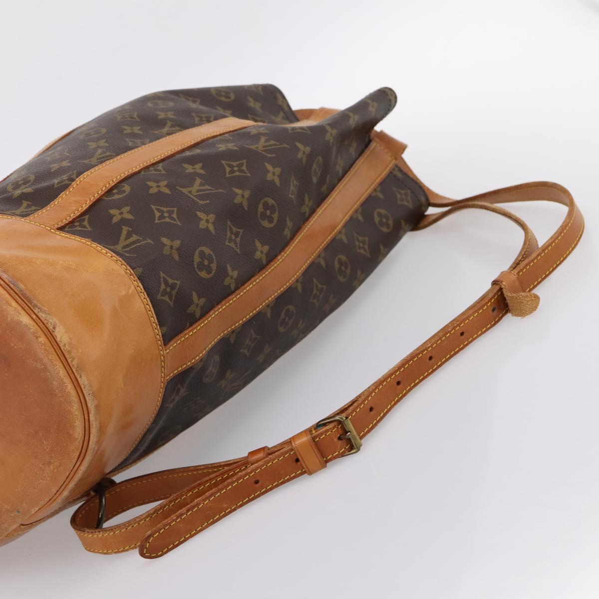 LOUIS VUITTON Monogram Randonnee GM Shoulder Bag M42244 LV Auth ka5941